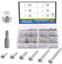 211PCS #10 Button Head Torx Security Screws Stainless Steel w/ T25 picture