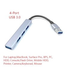 USB 3.0 Hub 4-Port USB Hub USB Splitter USB Expander for Laptop MacBook, XPS, PC picture