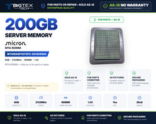 Micron 200GB 25X8GB DDR4-2133 ECC RDIMM Server Memory MTA18ASF1G72PZ ENG SAMPLE picture