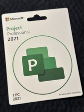 Microsoft Project Professioal 2021 1 PC NEW RETAIL GENUINE LIFETIME picture