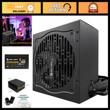 600W Power Supply Unit, 80 Plus Gold, ATX 12V, Quiet 120mm Fan, Energy Efficient picture