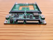 StarTech Dual mSATA SSD to 2.5in SATA RAID Adapter Converter 25SAT22MSAT picture