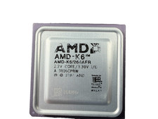 Vintage AMD K6 266AFR Socket 7 CPU 2.2V Core Processor Tested✔️Is K6✔️not K6-2 picture