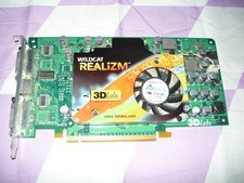 Vintage Rare 3Dlabs Wildcat Realizm 500 256MB PCI Express 1.0 Sun Video Card GPU picture
