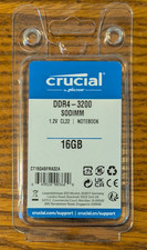 Crucial 16GB DDR4-3200 SODIMM Laptop Memory RAM CT16G4SFRA32A New picture