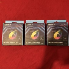 3 x Lian Li UNI FAN TL Wireless LCD 120mm Reverse Blade Black ARGB 4-Pin  picture