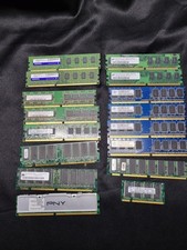 RAM - 16 pieces assorted- untested - Vintage  picture
