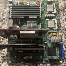Super Micro X6DAL-TB2 Server Board W/ RAM, CPU, Video And Audio Cards picture