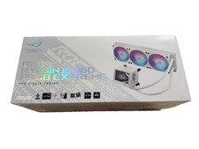 New Asus ROG RYUYJIN III 360 ARGB Extreme White AIO CPU Liquid Cooler with LCD picture