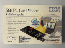 New IBM 56K PC Card Data/Fax Modem Kit with XJACK Model 196 picture