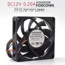 Foxconn PVA070E12L 7015 DC12V 0.20A 7CM 4-Wire PWM Cooling Fan picture