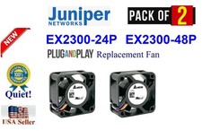 2x Quiet Replacement Fans for Juniper Networks EX2300-48P EX2300-24P Fans picture
