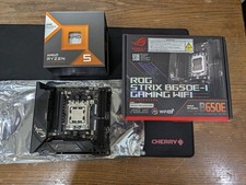 AMD Ryzen 5 7600 x3d CPU + Asus ROG Strix B650E-I AM5 ITX Motherboard Combo picture