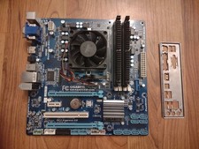 Gigabyte GA-F2A85XM-D3H Motherboard AMD A6-5400, 8GB RAM, IO Shield  picture