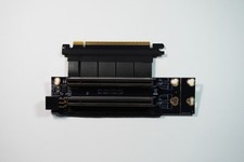 1U Dual PCI Express PCIE 5.0 Gen5 x16 Bifurcated Riser Card with Flex Cable picture