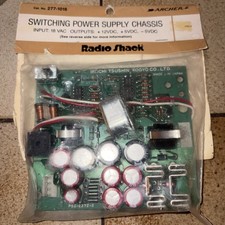 Vintage Radio Shack Archer Switching Power Supply Chassis 277-1016 NOS Japan 18V picture