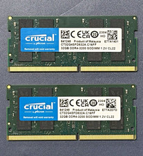Crucial 64GB (2x32GB) DDR4-3200 PC4-25600 SO-DIMM 260-Pin Unbuf CT32G4SFD832A picture