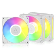 ARCTIC BioniX P12 A-RGB (3 PACK) white PC Case Fan 120mm Gaming Daisy Chain picture