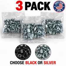 3 Pack PC Computer Case Screw Kit Motherboard Standoffs HDD SSD GPU Black Silver picture