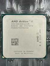 AMD Vintage Athlon II X4 610e CPU AD610EHDK42GM 2.4GHz Quad Core Socket AM3 RARE picture