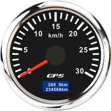 52mm GPS Speedometer Gauge with GPS Antenna 7 Color Backlight 9-32V Car Truck picture