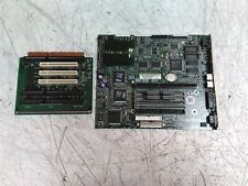 Vintage Packard Bell 181595 Motherboard Intel Pentium 133 MHz 48MB w/ Riser Card picture