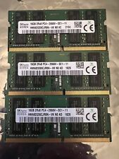 Lot Of 3 Hynix 16GBX3 DDR4 2666 MHz PC4-21300 SODIMM 260-Pin 2Rx8 Laptop Memory picture