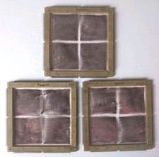 ​Lot of 3 Vintage 1970s Soviet Magnetic Core Memory Planes 4K RAM Matrix #902500 picture