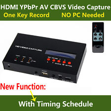 Ypbpr AV HDMI Game Capture Card Video Recorder to USB Flash Disk,Time schedule picture