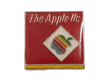 Vintage 1980's The Apple LLC Computer Square Lapel Pin RARE picture