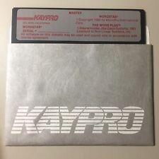 Vintage 1983 KAYPRO WORDSTAR/THE WORD PLUS Software 5.25” Floppy Disk VHTF picture