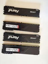 Set of 4 Kingston FURY Beast RGB 128GB (4x32GB )3200MT/s CL16 DDR4 Desktop RAM picture