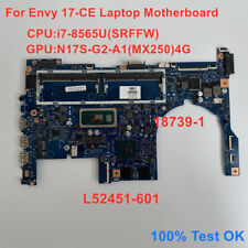 18739-1 For HP Envy 17-CE Motherboard i7-8565U MX250 4G Mainboard L52451-601 picture