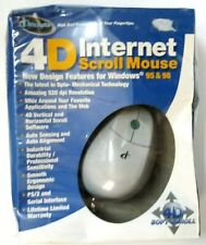 VINTAGE ICONCEPTS 4D INTERNET SCROLL COMPUTER MOUSE NEW IN ORIGINAL BOX picture