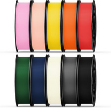 10 Color Bundle PETG 3D Printer Filament 1.75mm, Individually Vacuum Packed, 0.2 picture