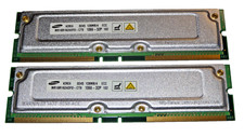 Samsung PC1066 RDRAM 256MB Kit 2x128MB ECC RIMM Dell Dimension 8250 RAM picture