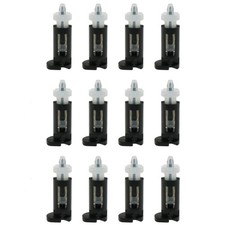 12PCS Heatsink CPU Pin Mounting Plastic Pins Push Screw for Intel LGA Socket 775 picture