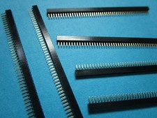 12 pcs Pitch 1.0mm 1x50 50pin Breakable Pin Header Female Single Row Strip New picture