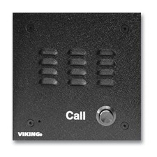 Viking Electronics E-10A Speaker Phone Call Button And Black Aluminum Faceplate picture