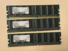 3x 256mb Infineon DDR Ram CL3 HYS64D32300HU-5-C picture