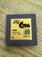 Microsoft Windows 95 ST6x86 P166 CPU Chip  3.52V-133Mhz Canada picture
