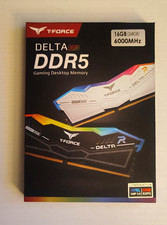 TEAMGROUP T-Force Delta RGB DDR5 16GB (2x8GB) 6000MHz 288-Pin DIMM CL38 picture