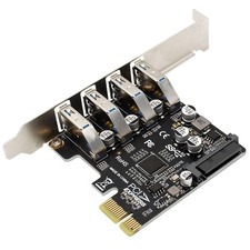 4 Port USB 3.0 PCI-E Expansion Card PCI Express PCIe USB 3.0 HUB Adapter 5Gbps picture