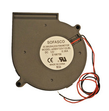 DC12V 97mm x 97mm x 33mm Brushless Cooling Fan Motor Dual Ball Bearing 0.36 AMPS picture