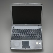 Vintage Dell Latitude X200 PP03S Silver Laptop 512MB RAM  (For Parts or Repair) picture