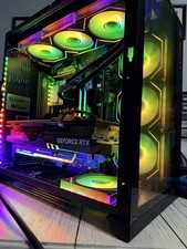 6 Pack 3 Forward 3 Reverse NEW Unbranded 120mm Black Argb Pwm Infinity Pc Fans picture