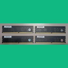 NEMIX 128GB 4x32GB DDR4-2666 PC4-21300 Non-ECC Unbuffered UDIMM Desktop PC RAM picture