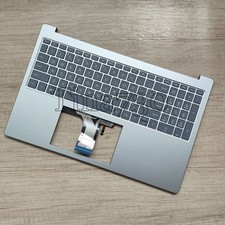 New For HP 15-FC 15-FD 15.6'' Silver Palmrest Keyboard With Backlit N36752-001 picture