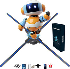 3Dfan 22 In/56Cm,3D Holographic Fan with Wifi and Bluetooth,672 HD Leds and 2000 picture