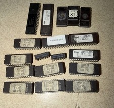 (18)  NOS Assorted VINTAGE INTEL D2732A  CERAMIC EPROM  + Assorted Other Chips? picture